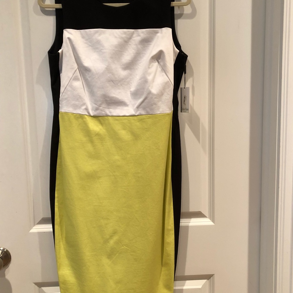 NWT Calvin Klein Colorblock Dress Sz12 - Picture 4 of 7